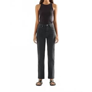NEW OUTLAND DENIM zoe straight jeans in ink